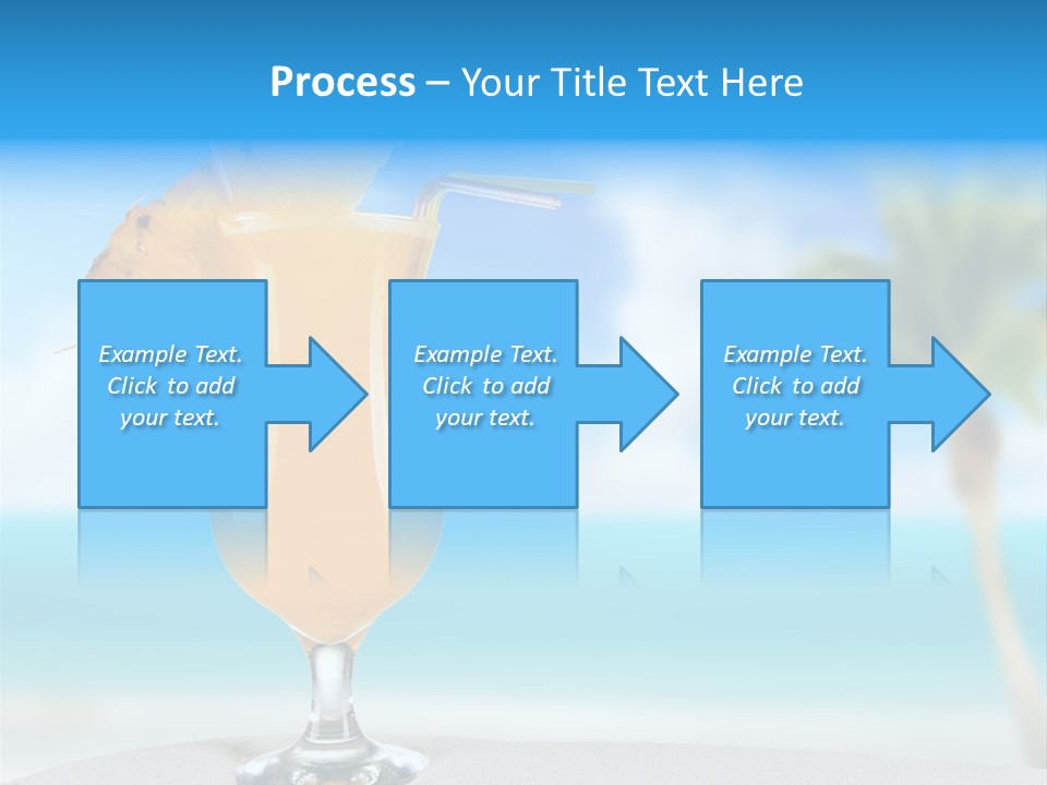 Summer Glass Ocean PowerPoint Template