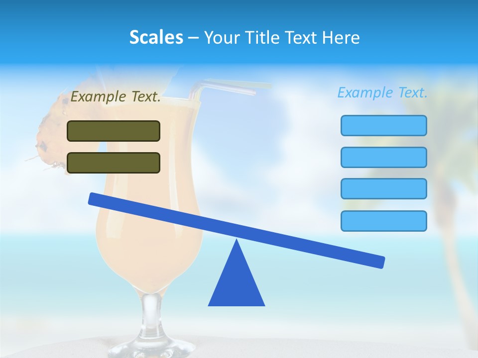 Summer Glass Ocean PowerPoint Template