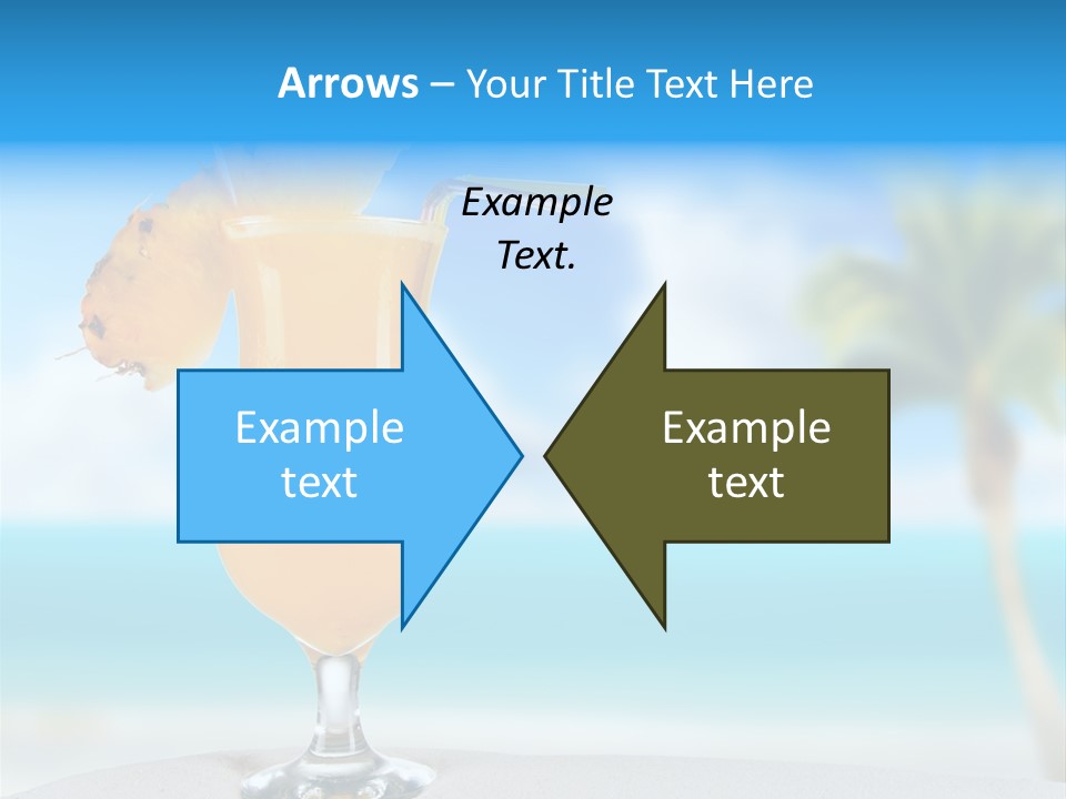 Summer Glass Ocean PowerPoint Template