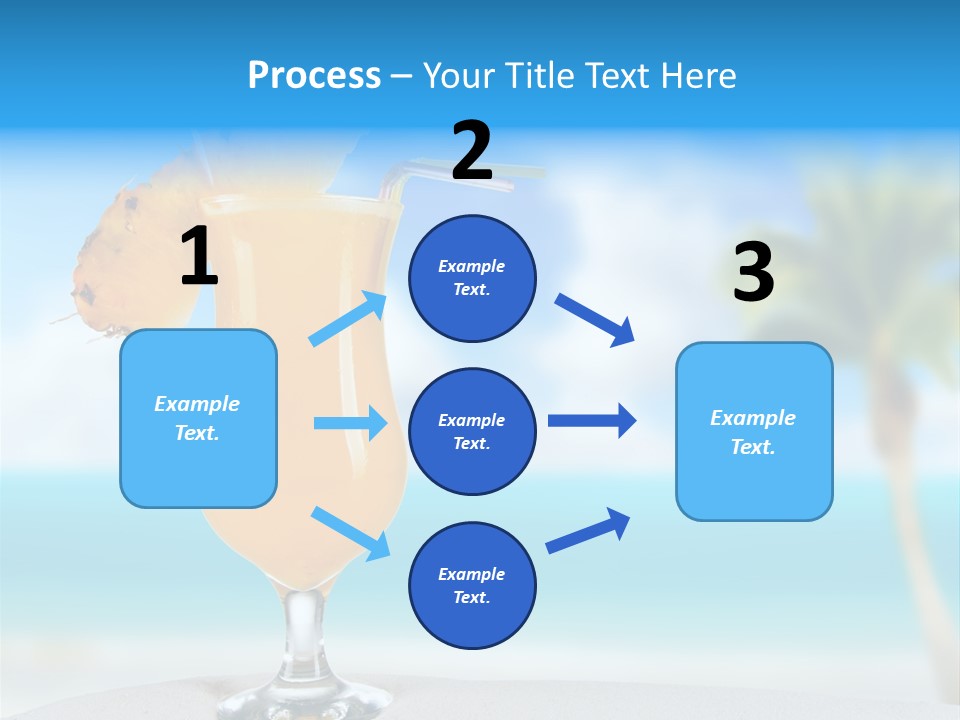 Summer Glass Ocean PowerPoint Template