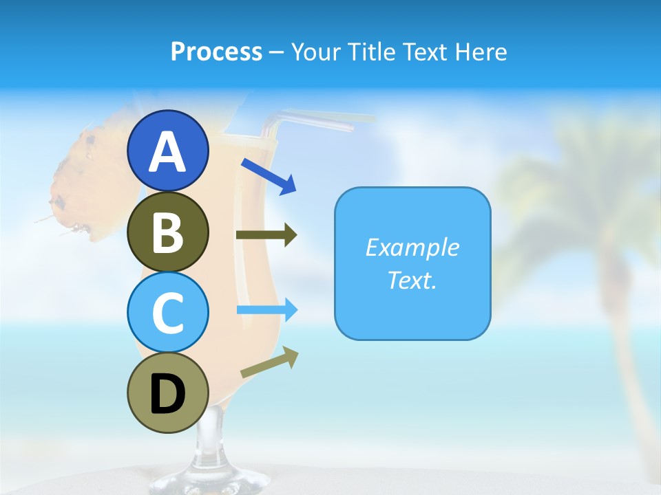Summer Glass Ocean PowerPoint Template