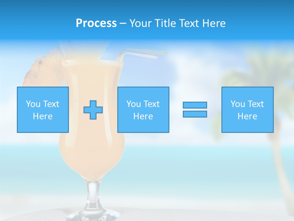 Summer Glass Ocean PowerPoint Template