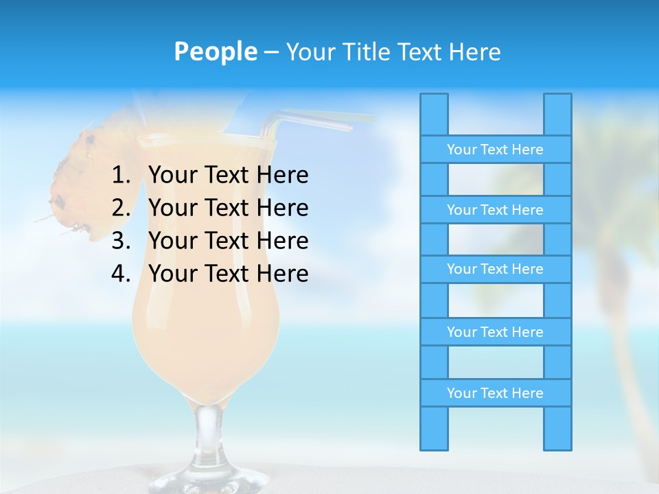 Summer Glass Ocean PowerPoint Template