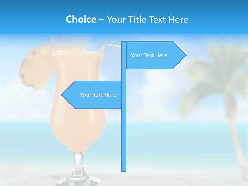 Summer Glass Ocean PowerPoint Template