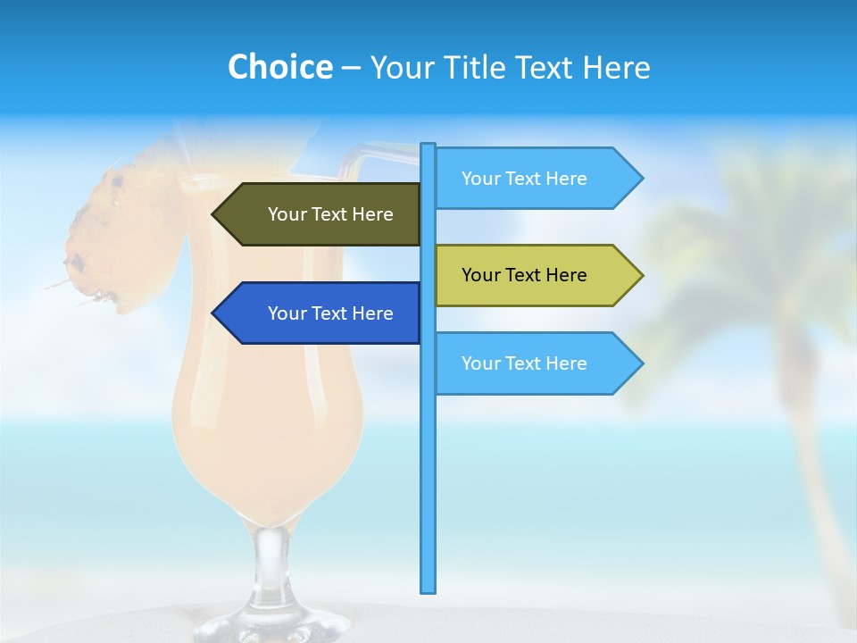 Summer Glass Ocean PowerPoint Template