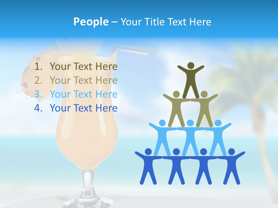 Summer Glass Ocean PowerPoint Template