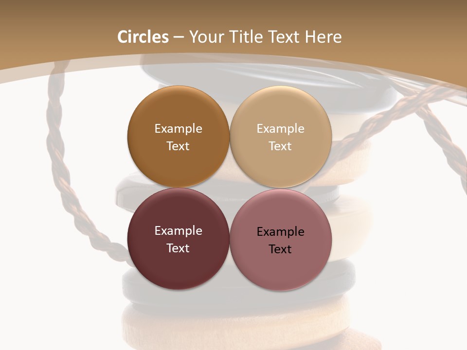 Sewing Textile Gadget PowerPoint Template