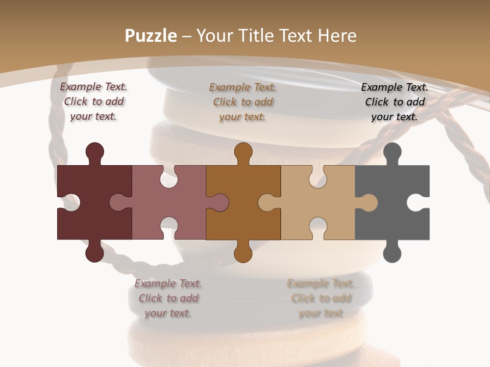 Sewing Textile Gadget PowerPoint Template