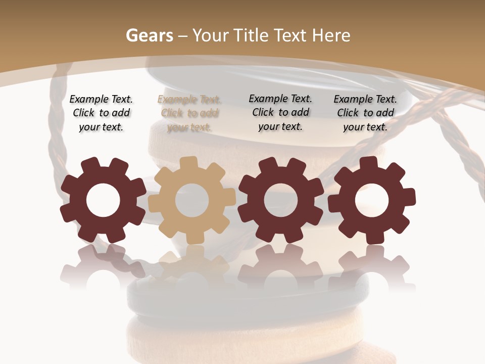 Sewing Textile Gadget PowerPoint Template