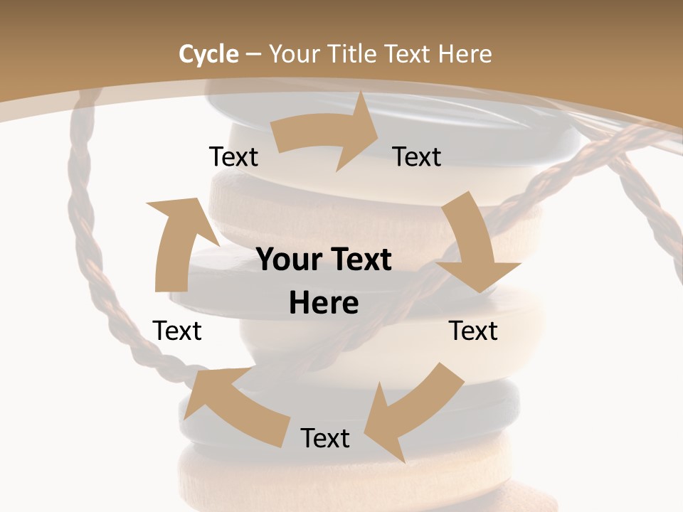 Sewing Textile Gadget PowerPoint Template