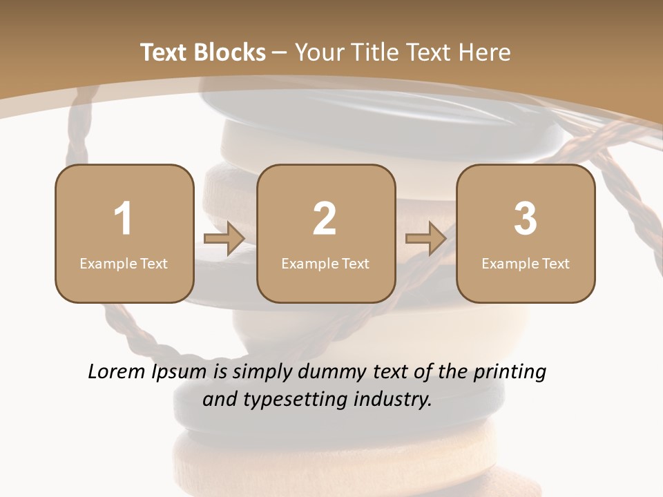 Sewing Textile Gadget PowerPoint Template