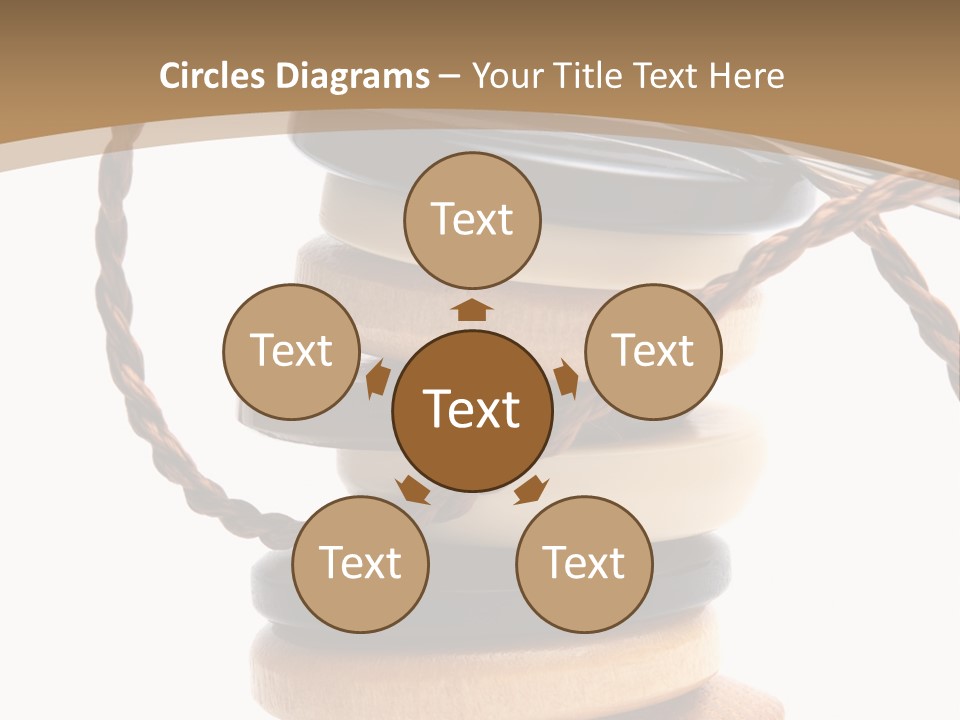 Sewing Textile Gadget PowerPoint Template