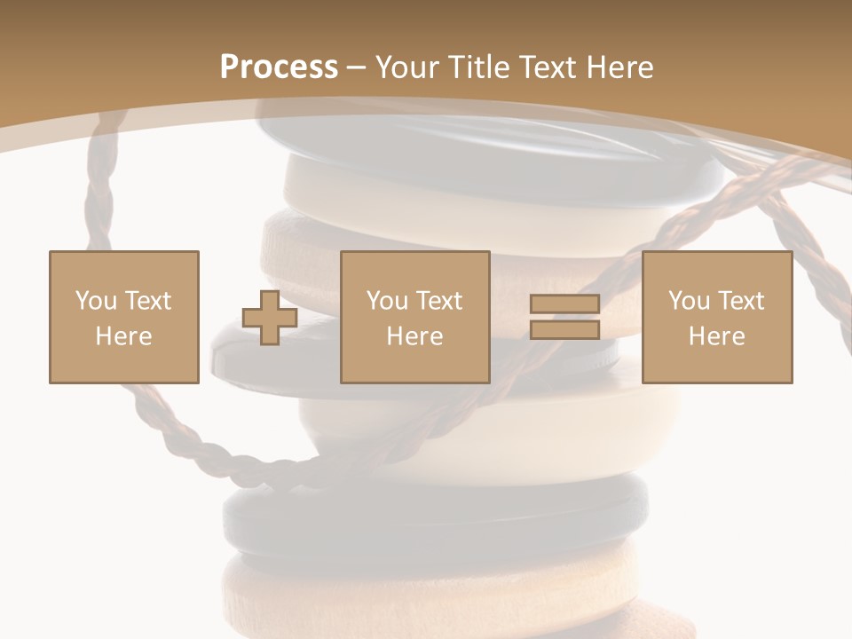 Sewing Textile Gadget PowerPoint Template