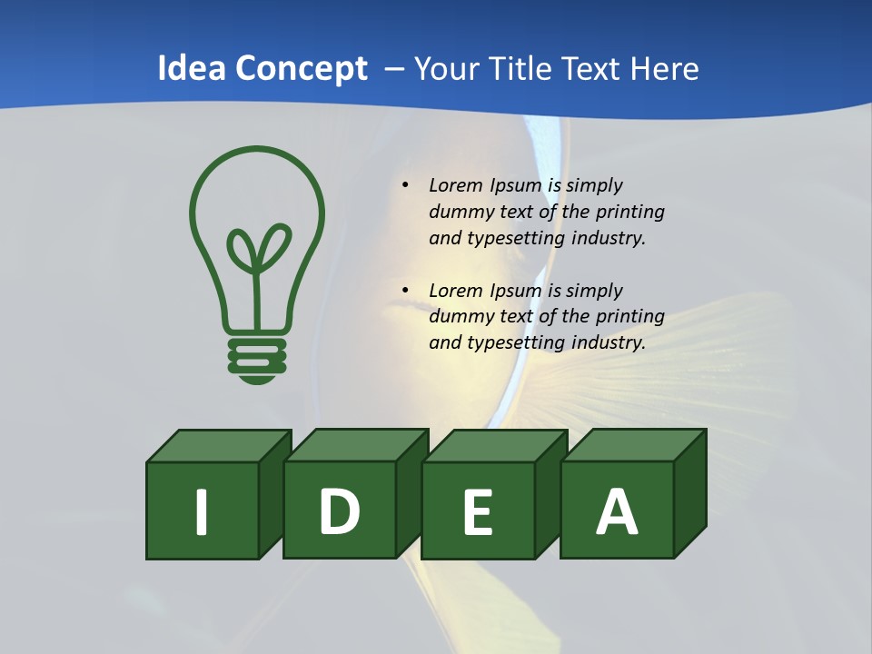 Coral Fish Exotic Diving PowerPoint Template