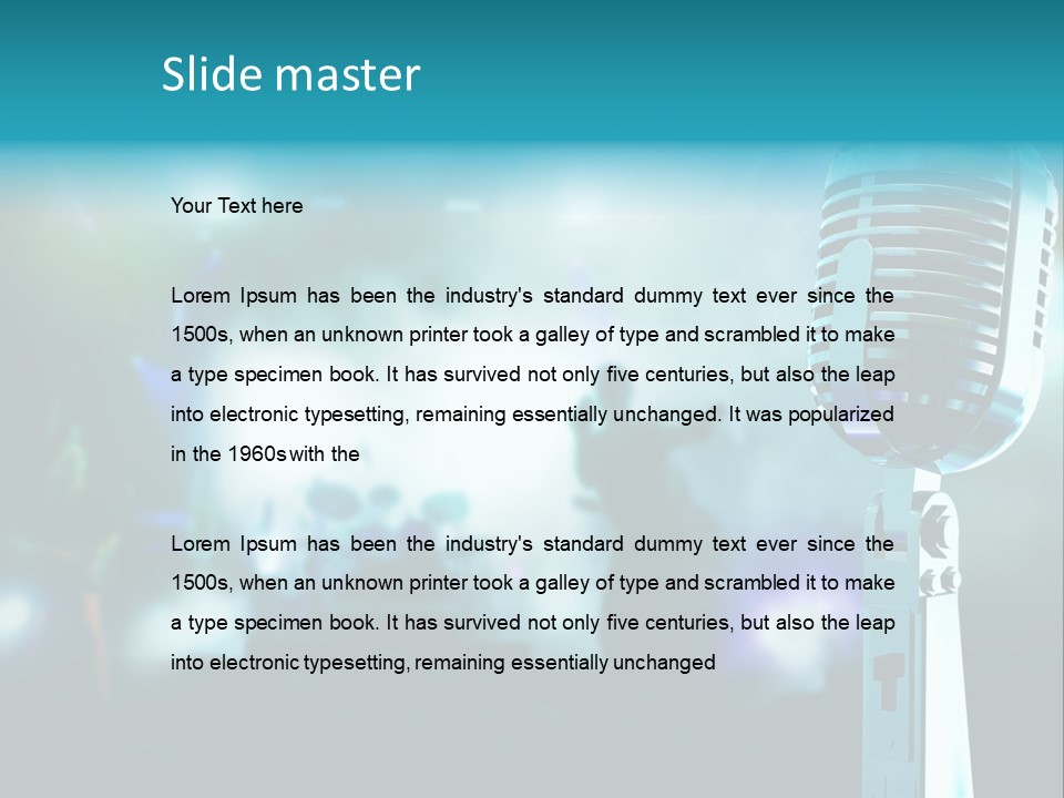 Rock Voice Event PowerPoint Template