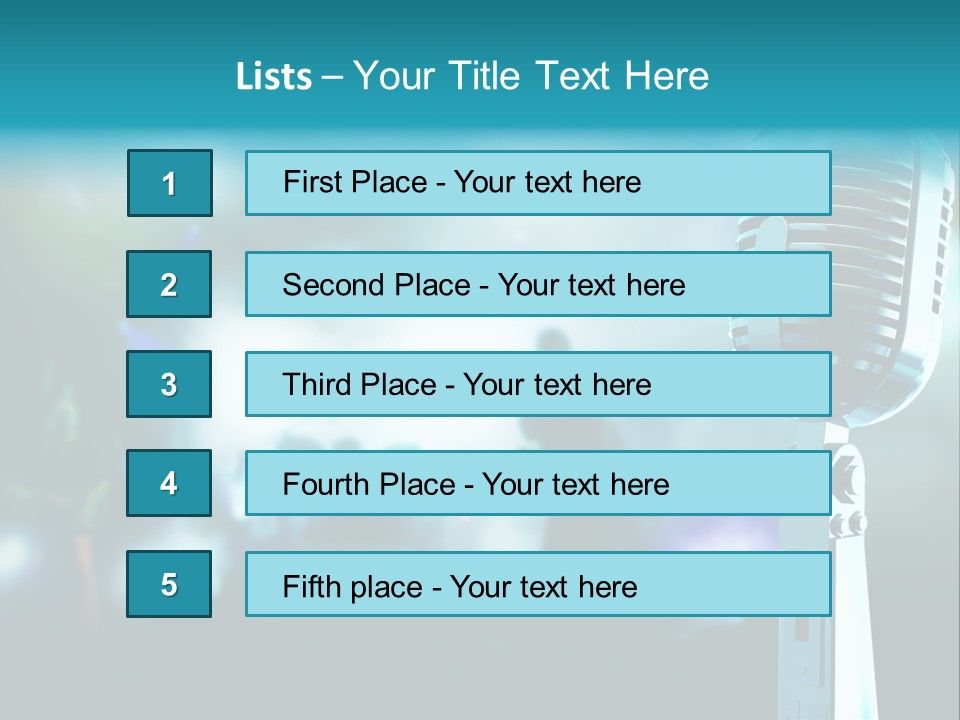 Rock Voice Event PowerPoint Template
