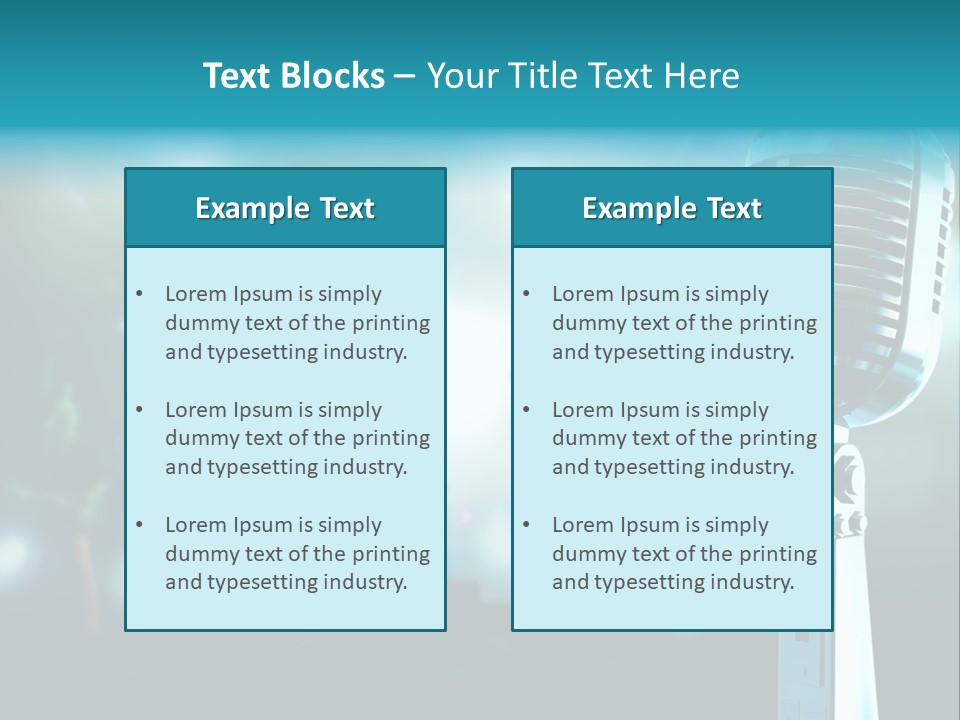 Rock Voice Event PowerPoint Template