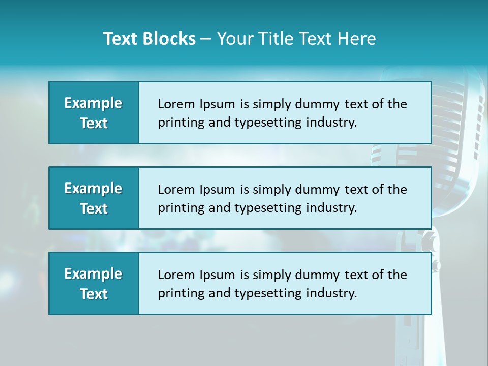Rock Voice Event PowerPoint Template