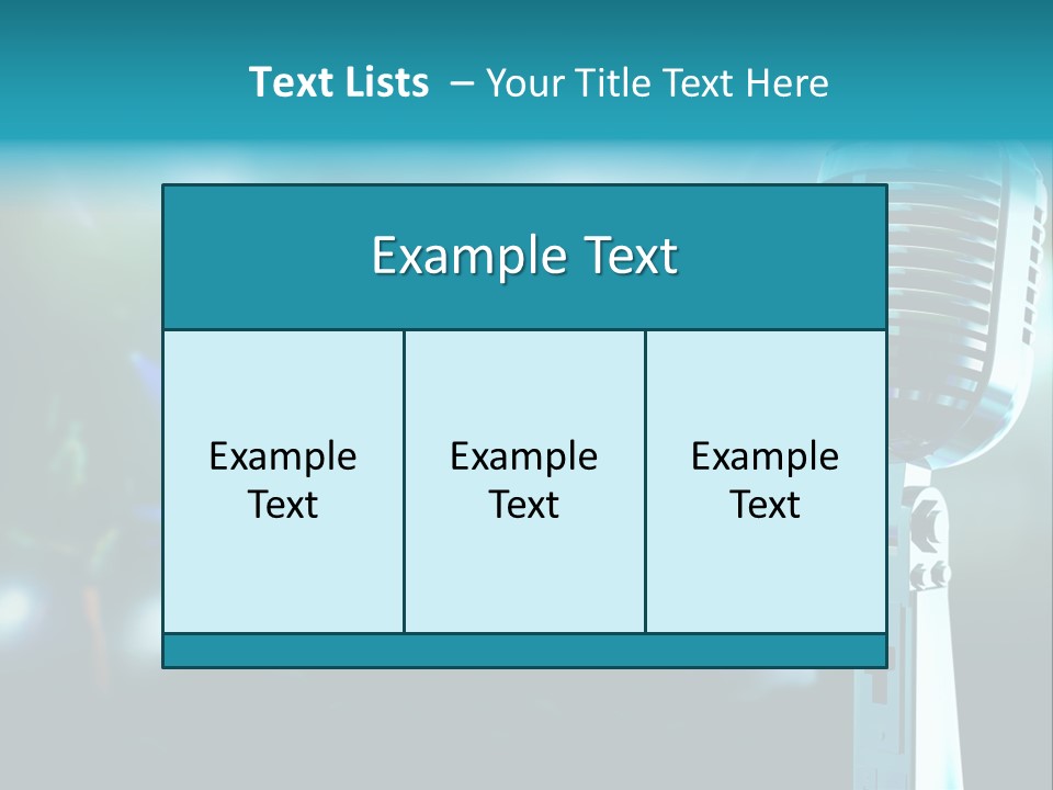 Rock Voice Event PowerPoint Template