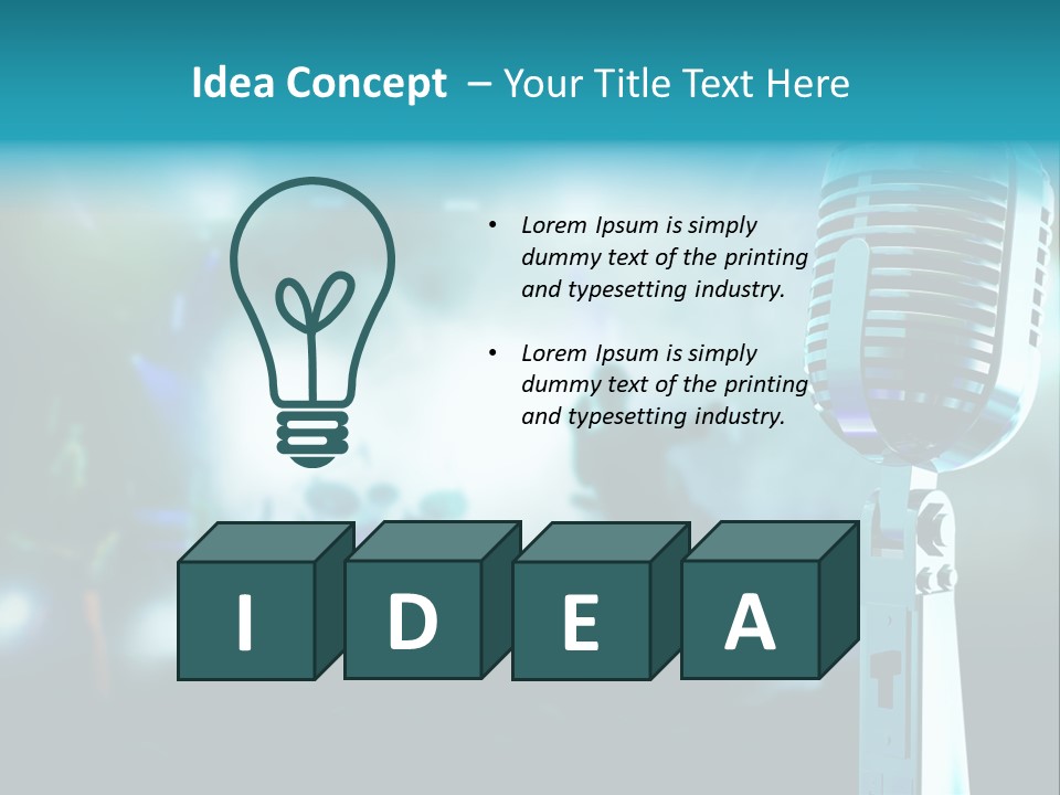 Rock Voice Event PowerPoint Template