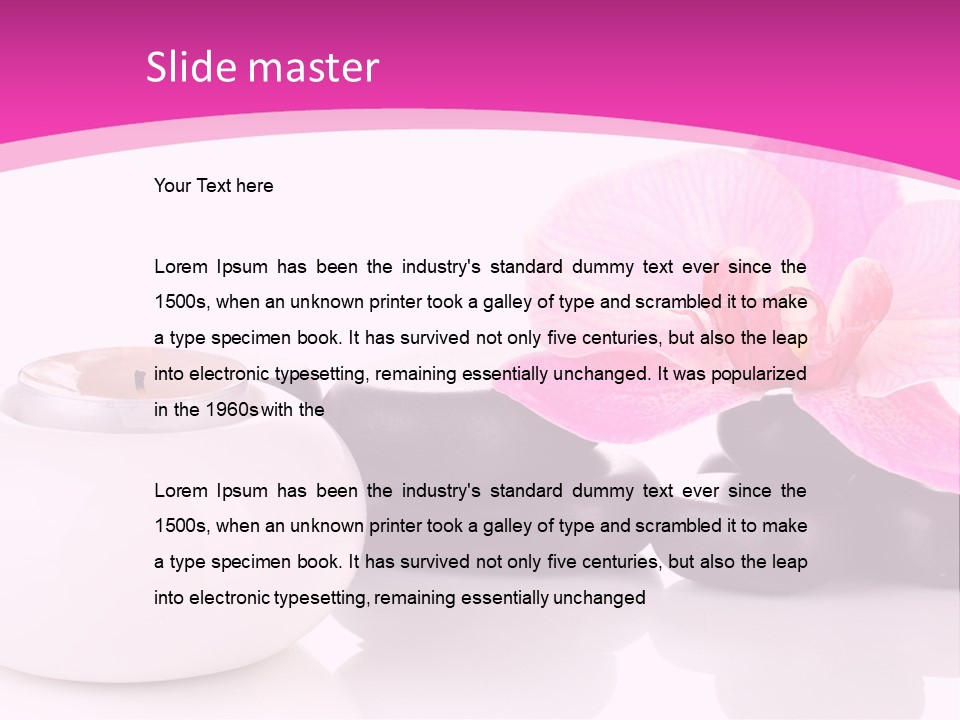 Art Concept Massage PowerPoint Template