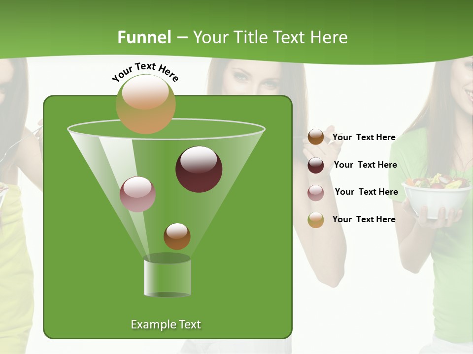 Happy Pretty Salad PowerPoint Template