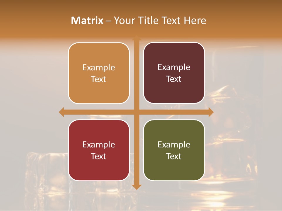 Brown Liquid Whisky PowerPoint Template