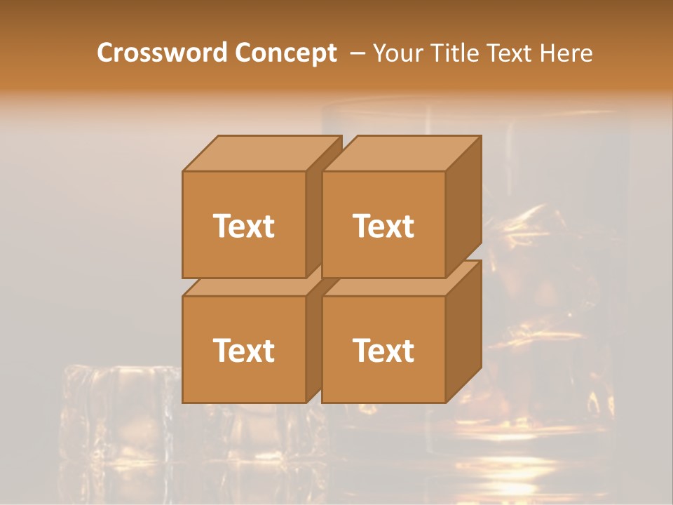 Brown Liquid Whisky PowerPoint Template