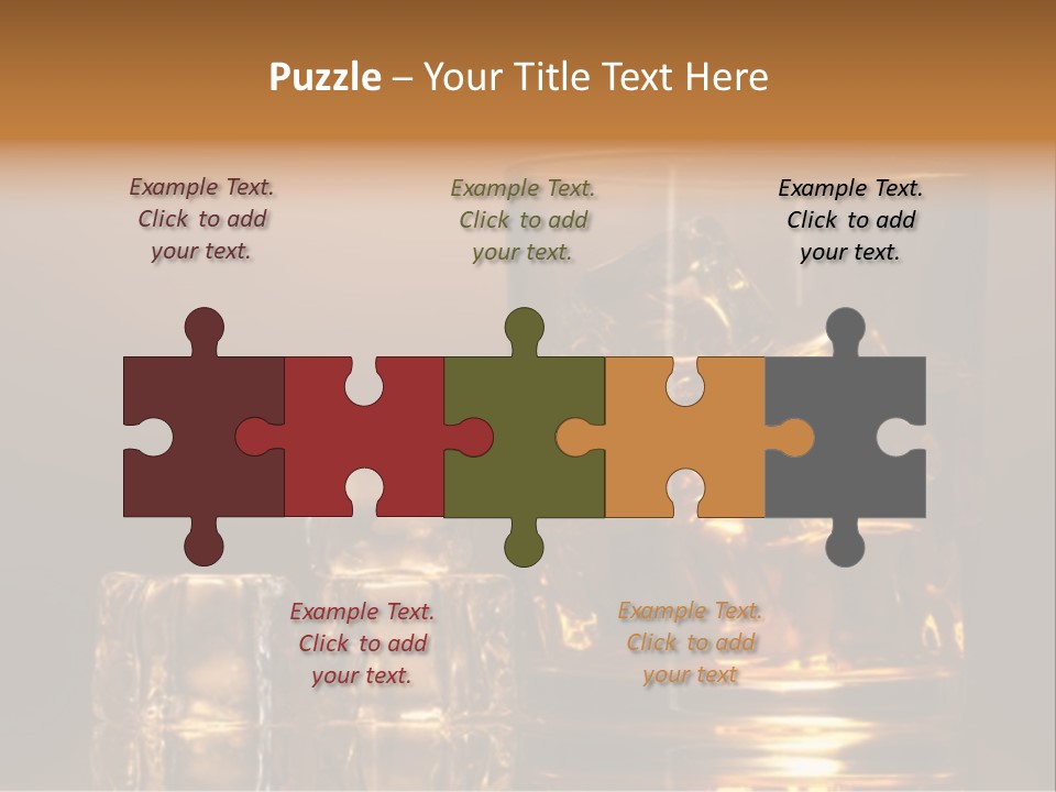 Brown Liquid Whisky PowerPoint Template