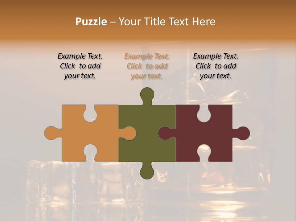 Brown Liquid Whisky PowerPoint Template