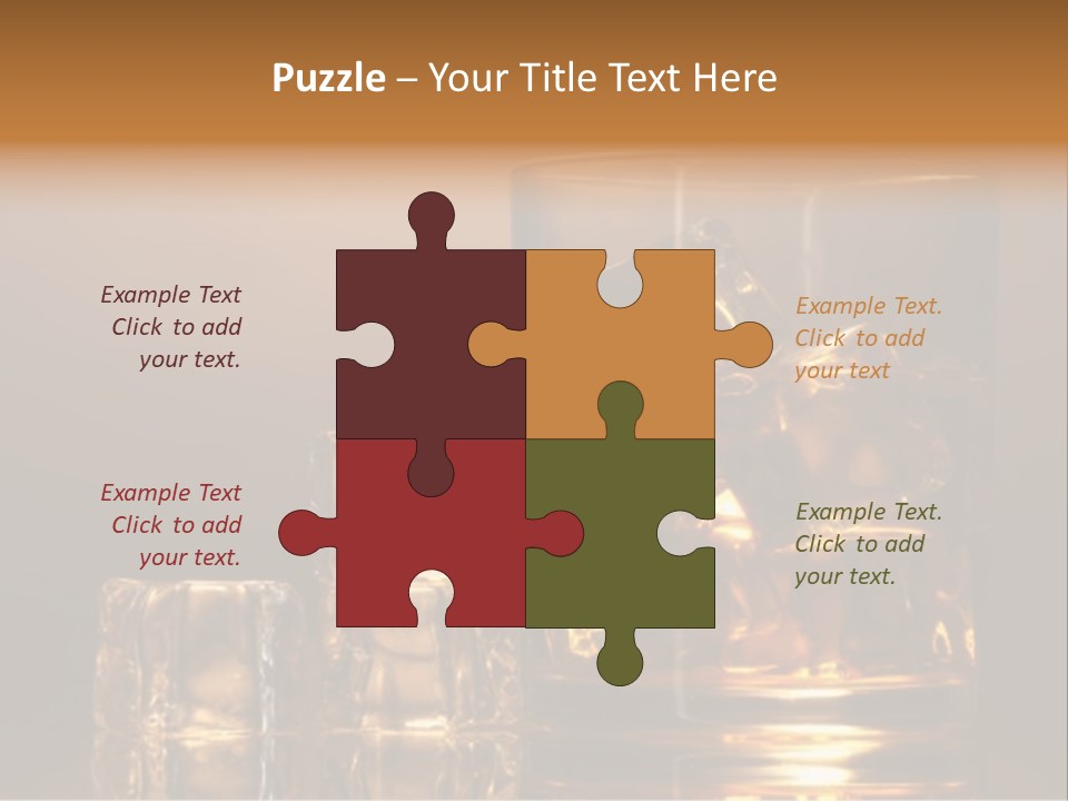 Brown Liquid Whisky PowerPoint Template