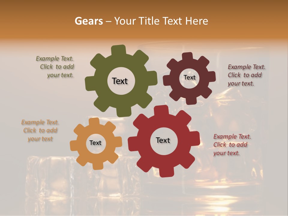 Brown Liquid Whisky PowerPoint Template