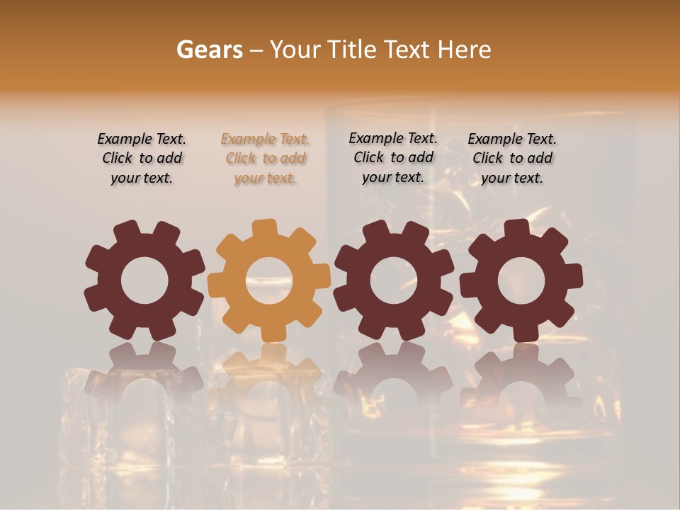 Brown Liquid Whisky PowerPoint Template