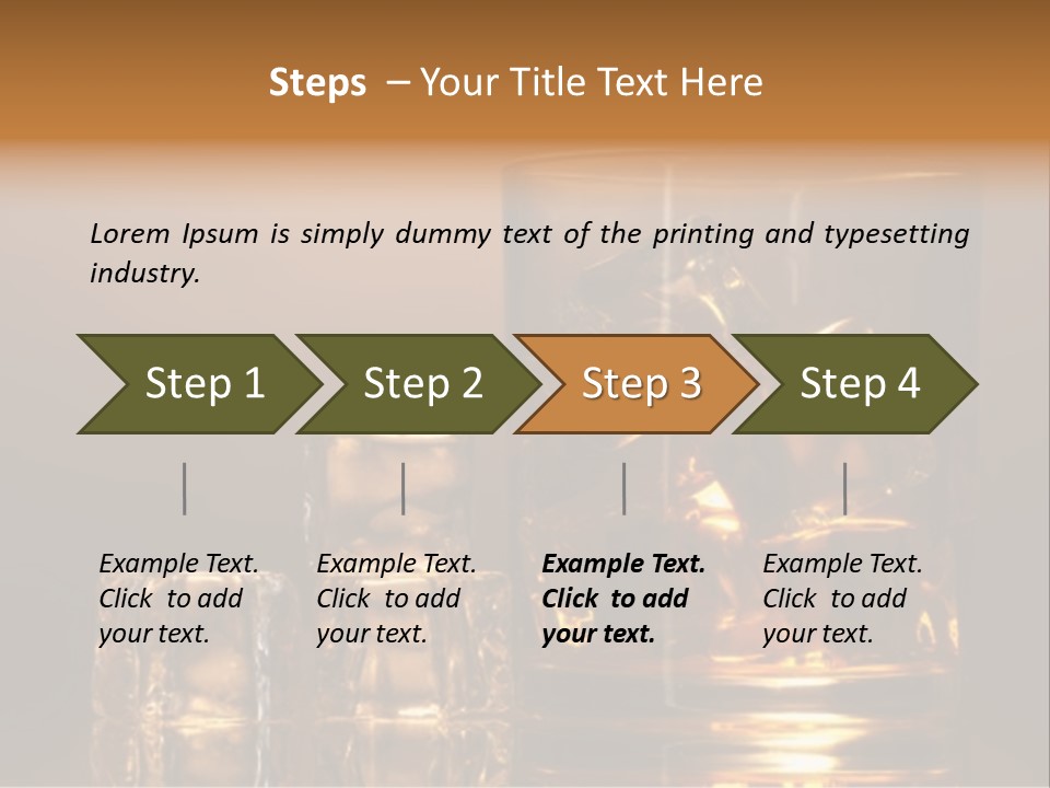Brown Liquid Whisky PowerPoint Template