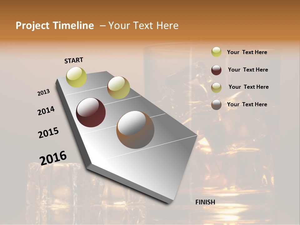Brown Liquid Whisky PowerPoint Template