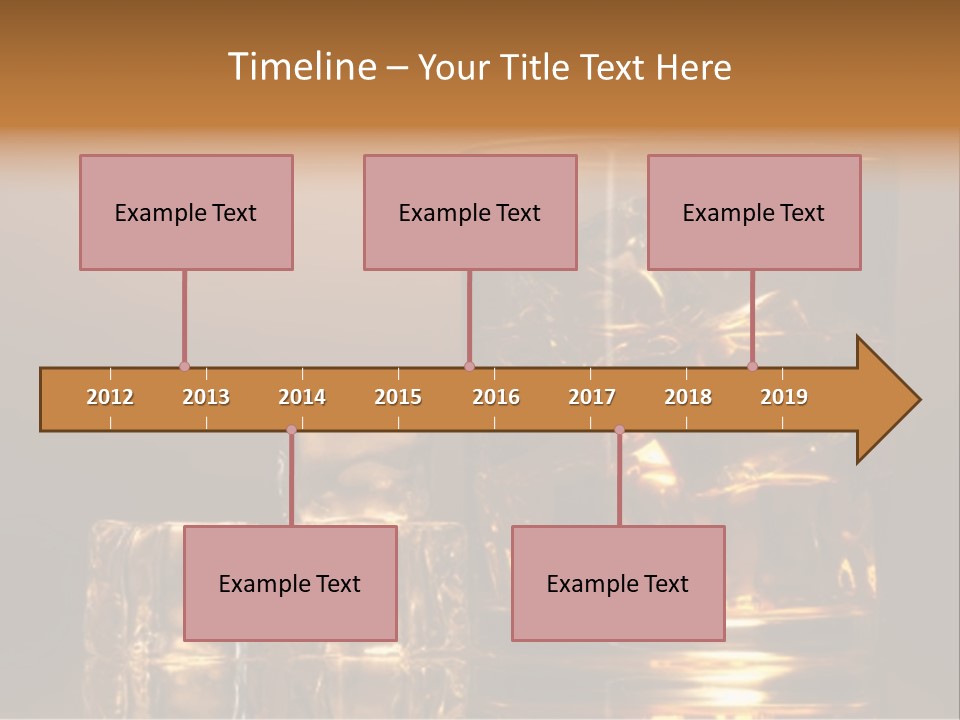 Brown Liquid Whisky PowerPoint Template