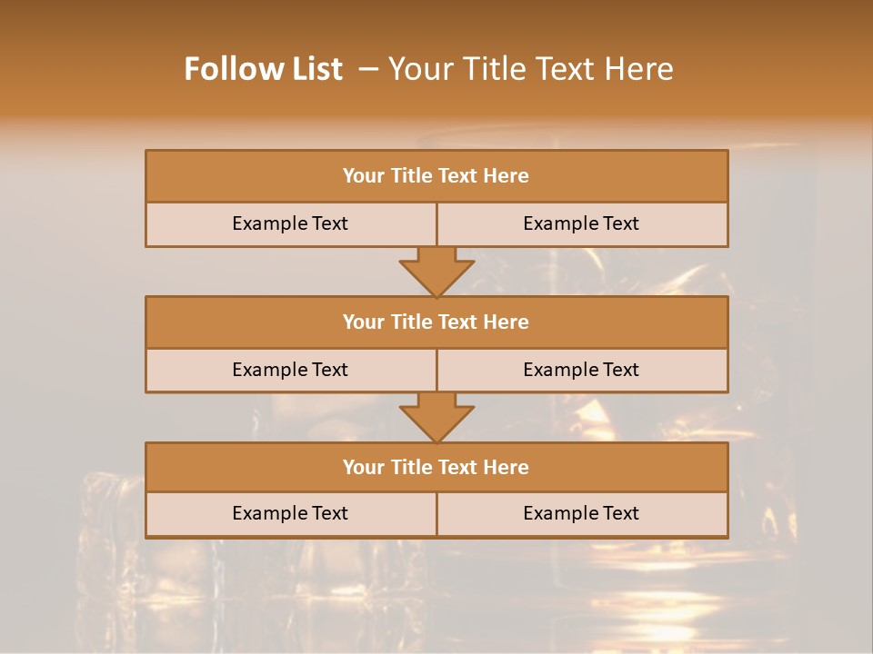 Brown Liquid Whisky PowerPoint Template