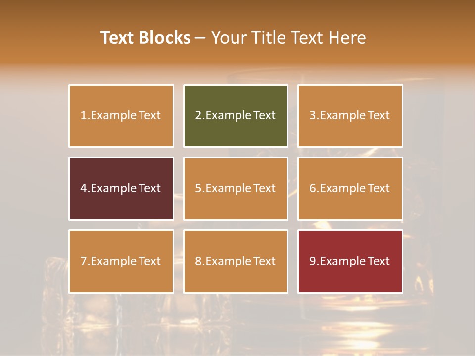 Brown Liquid Whisky PowerPoint Template