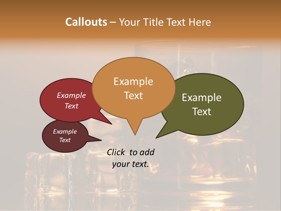 Brown Liquid Whisky PowerPoint Template