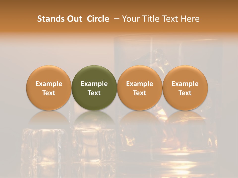 Brown Liquid Whisky PowerPoint Template