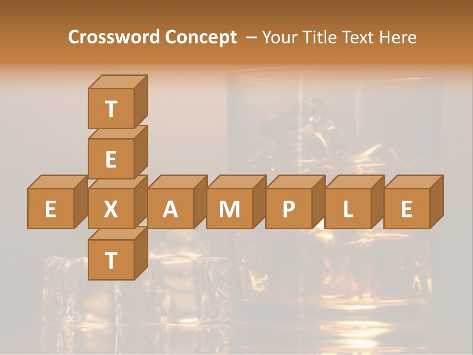 Brown Liquid Whisky PowerPoint Template