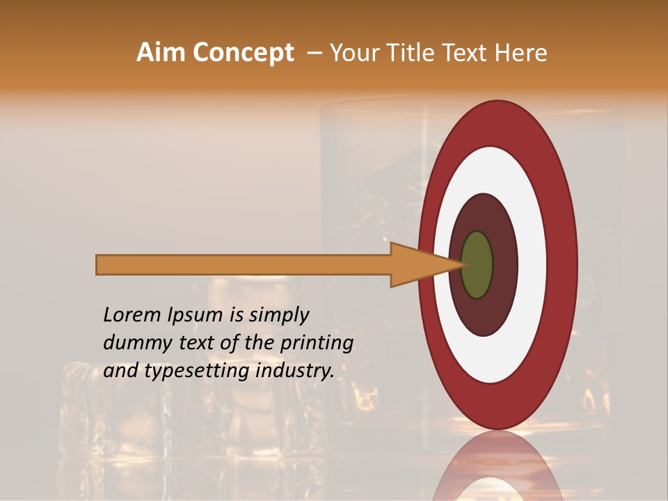 Brown Liquid Whisky PowerPoint Template