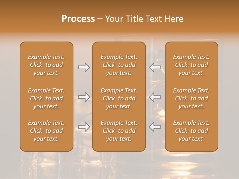 Brown Liquid Whisky PowerPoint Template