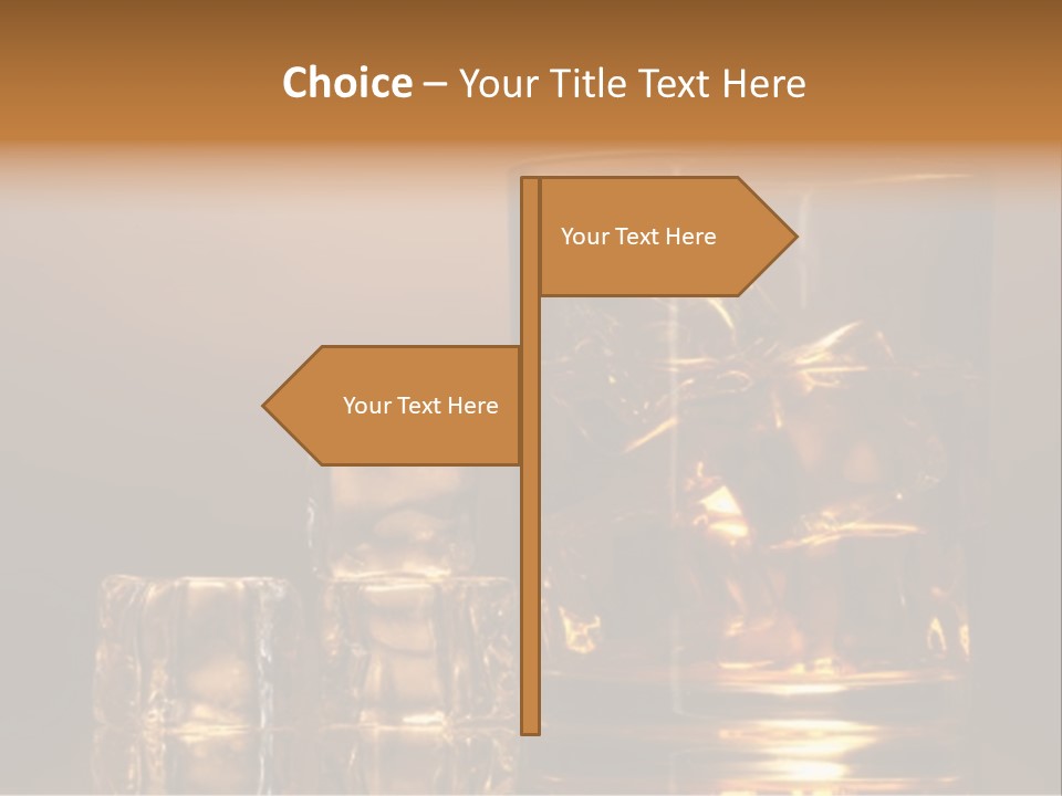 Brown Liquid Whisky PowerPoint Template