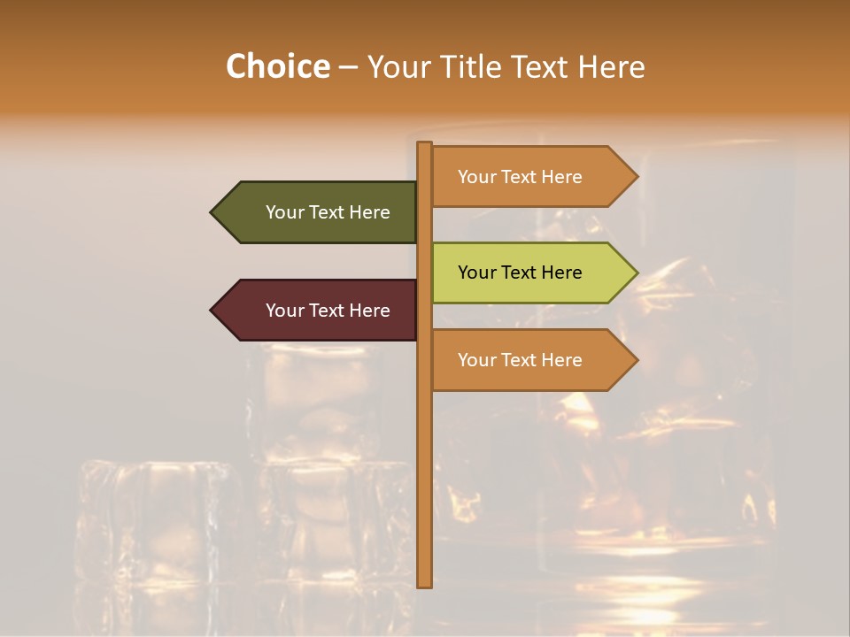 Brown Liquid Whisky PowerPoint Template