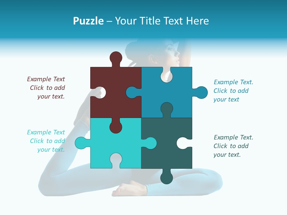 Health Human Yoga PowerPoint Template