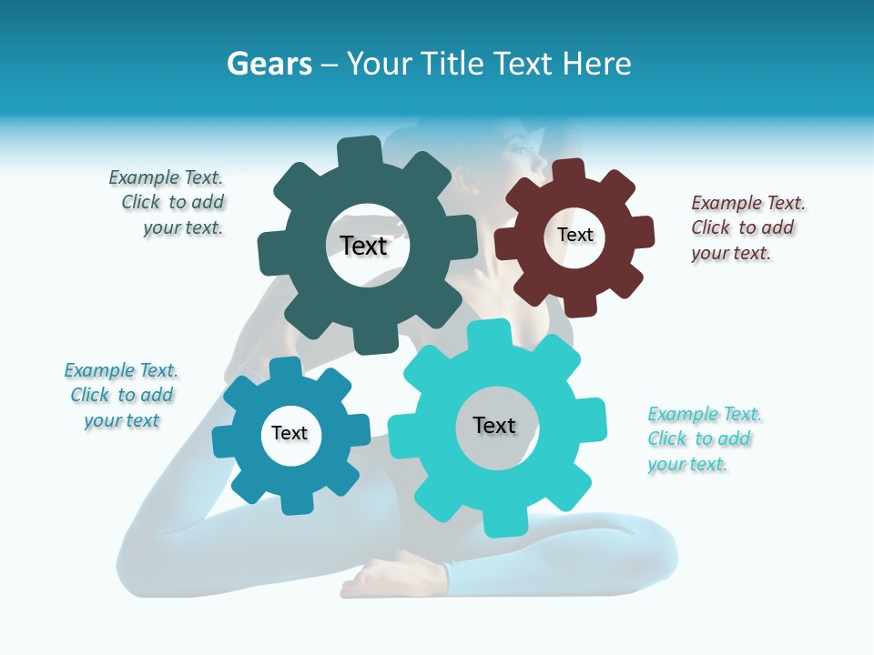 Health Human Yoga PowerPoint Template