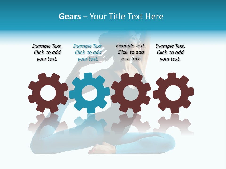 Health Human Yoga PowerPoint Template