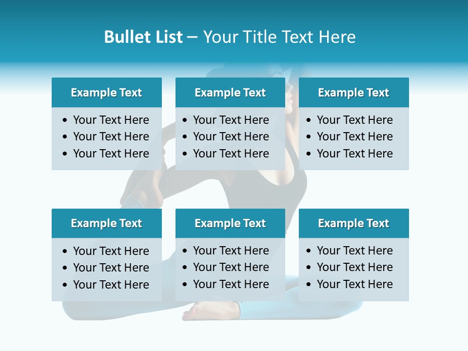 Health Human Yoga PowerPoint Template