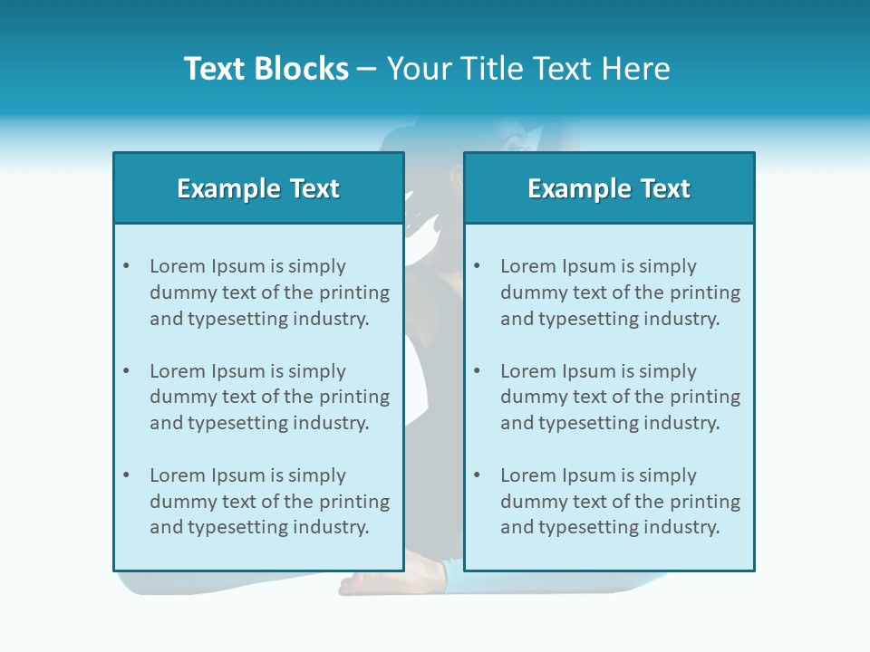 Health Human Yoga PowerPoint Template